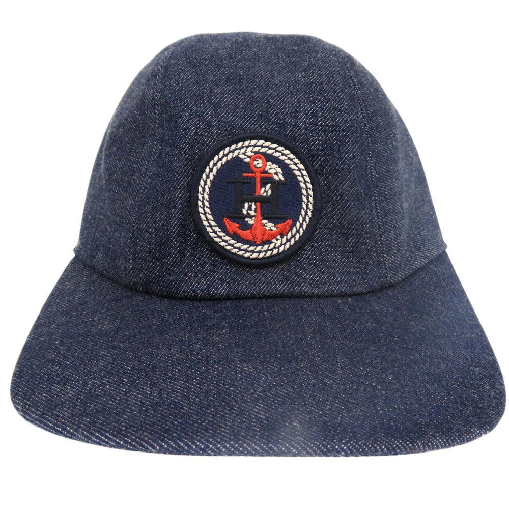 HERMES Other hats cotton Indigo 59