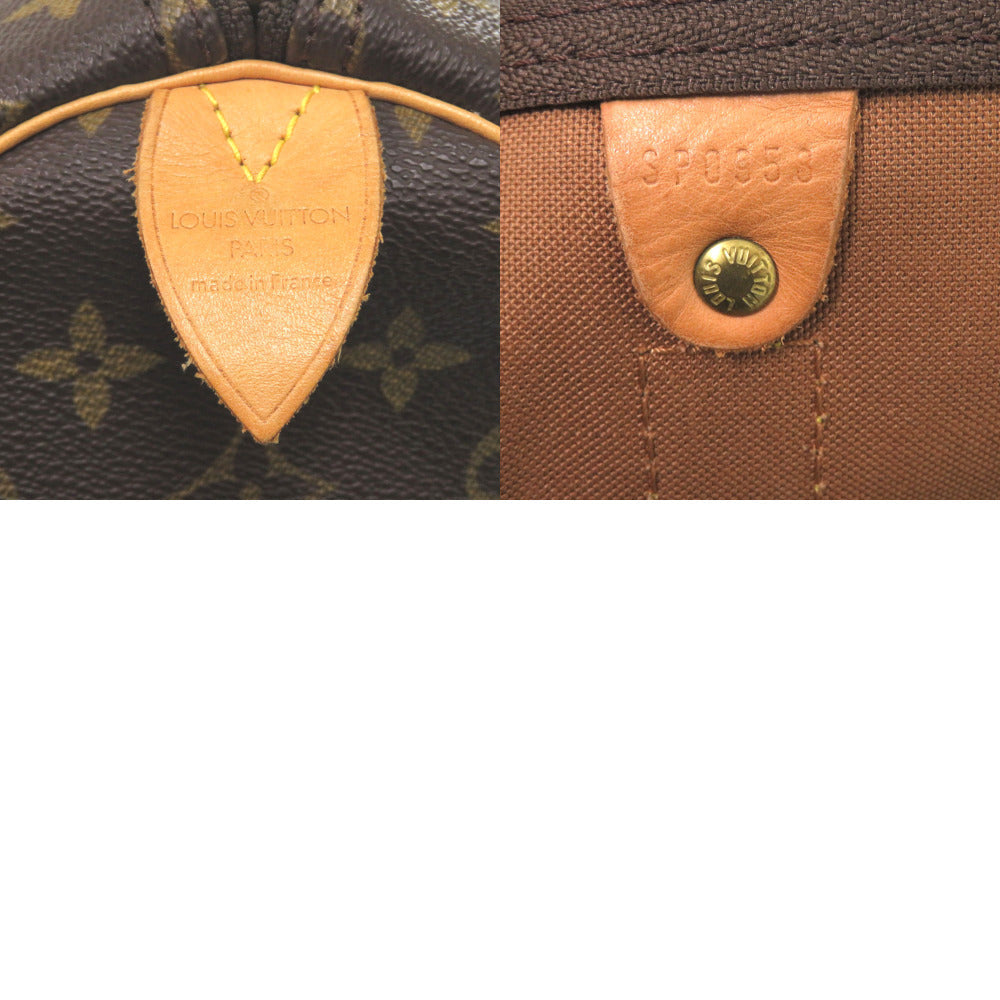 LOUIS VUITTON Boston Duffel bag M41424 Monogram canvas Brown Monogram Keepall 55 mens Used