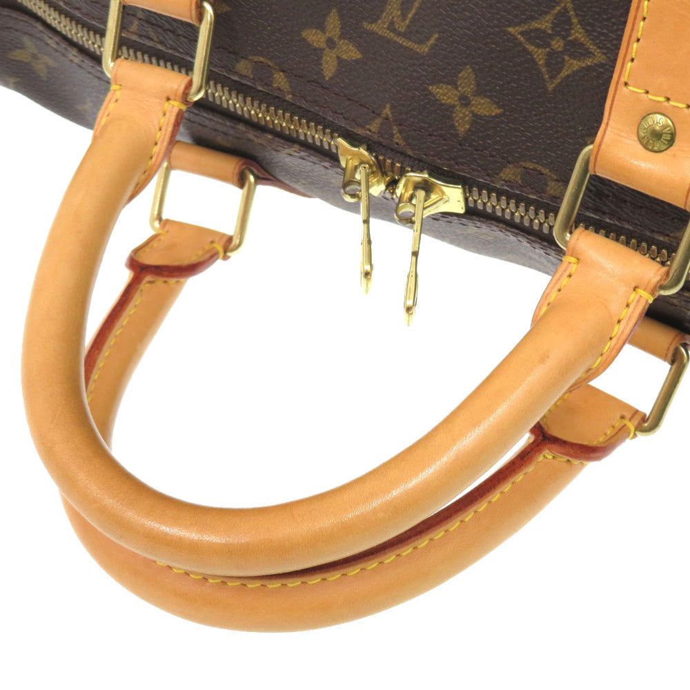 LOUIS VUITTON Boston Duffel bag M41424 Monogram canvas Brown Monogram Keepall 55 mens Used