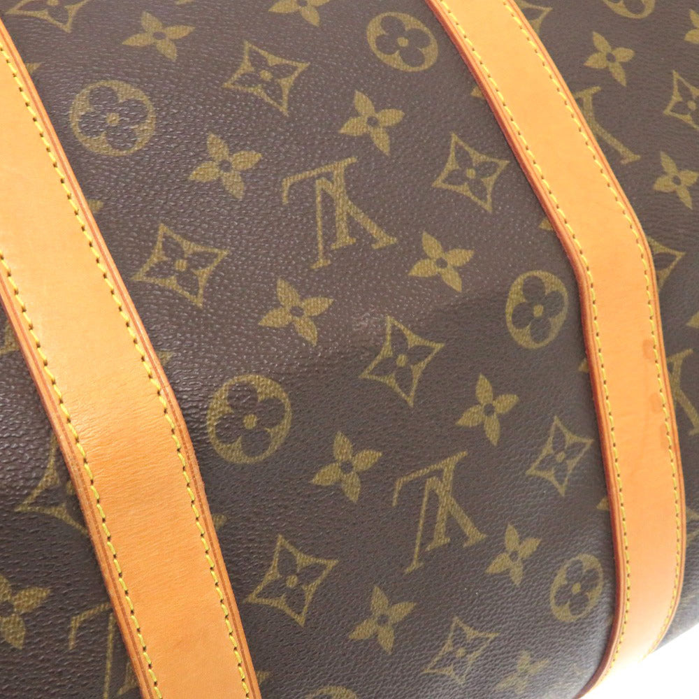 LOUIS VUITTON Boston Duffel bag M41424 Monogram canvas Brown Monogram Keepall 55 mens Used