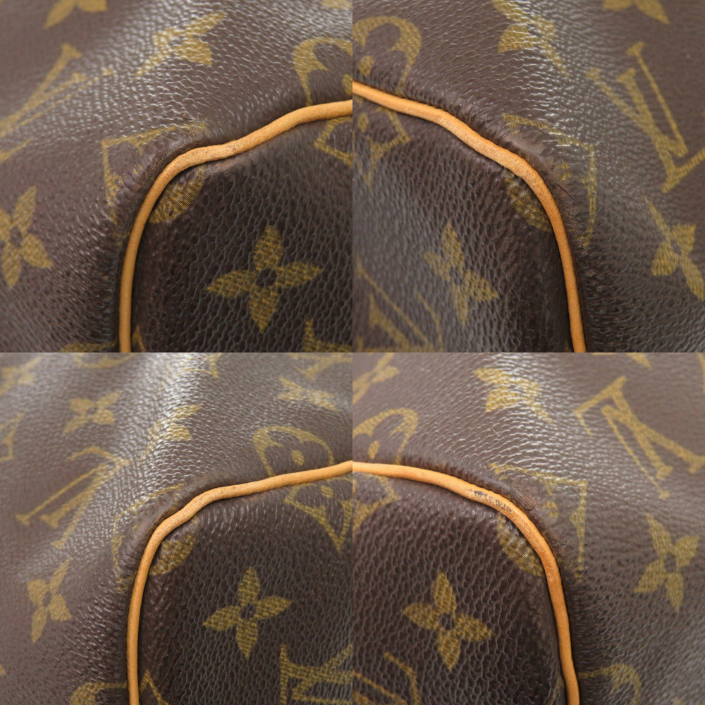 LOUIS VUITTON Boston Duffel bag M41424 Monogram canvas Brown Monogram Keepall 55 mens Used