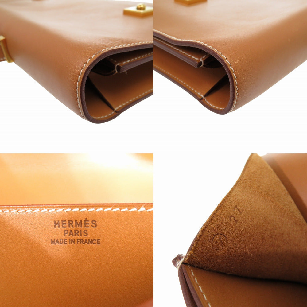 HERMES Briefcase Vaux Chamonix natural vintage Danube 38