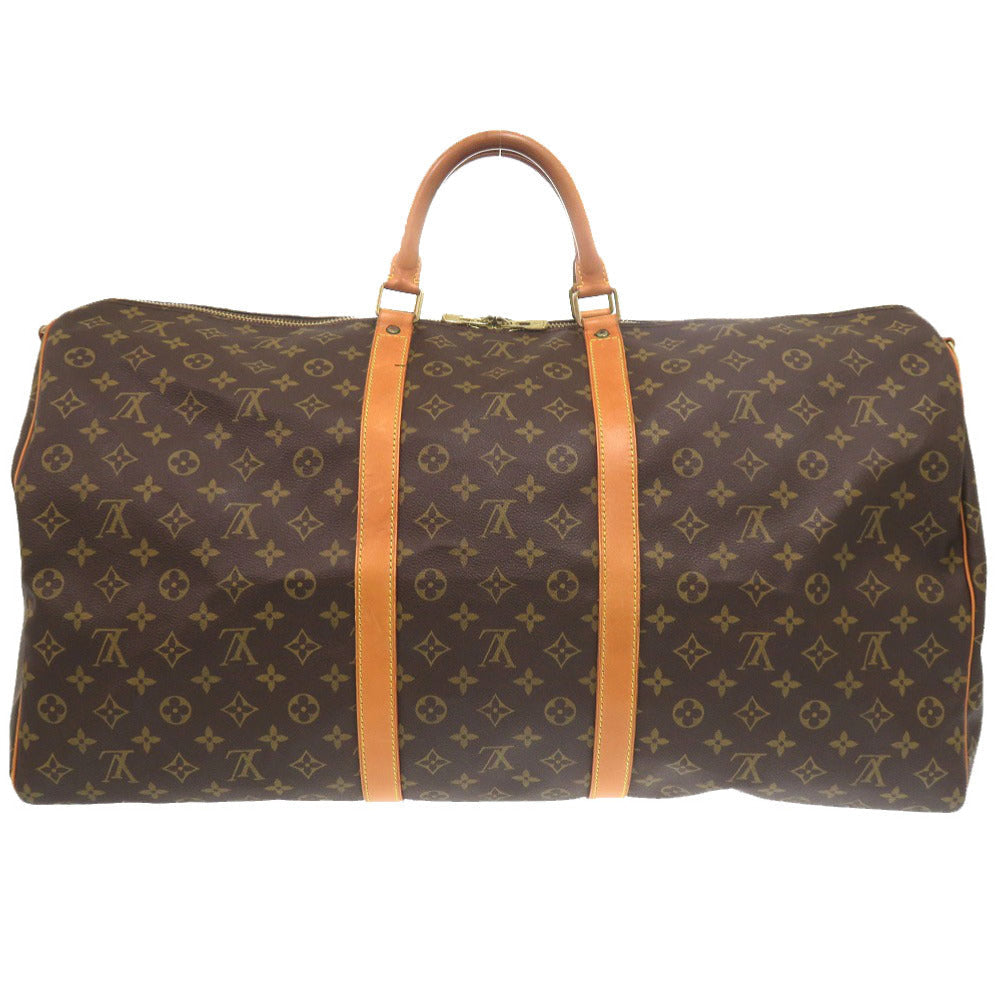 LOUIS VUITTON Boston Duffel bag M41412 Monogram canvas Brown Monogram Keepall bandouliere60