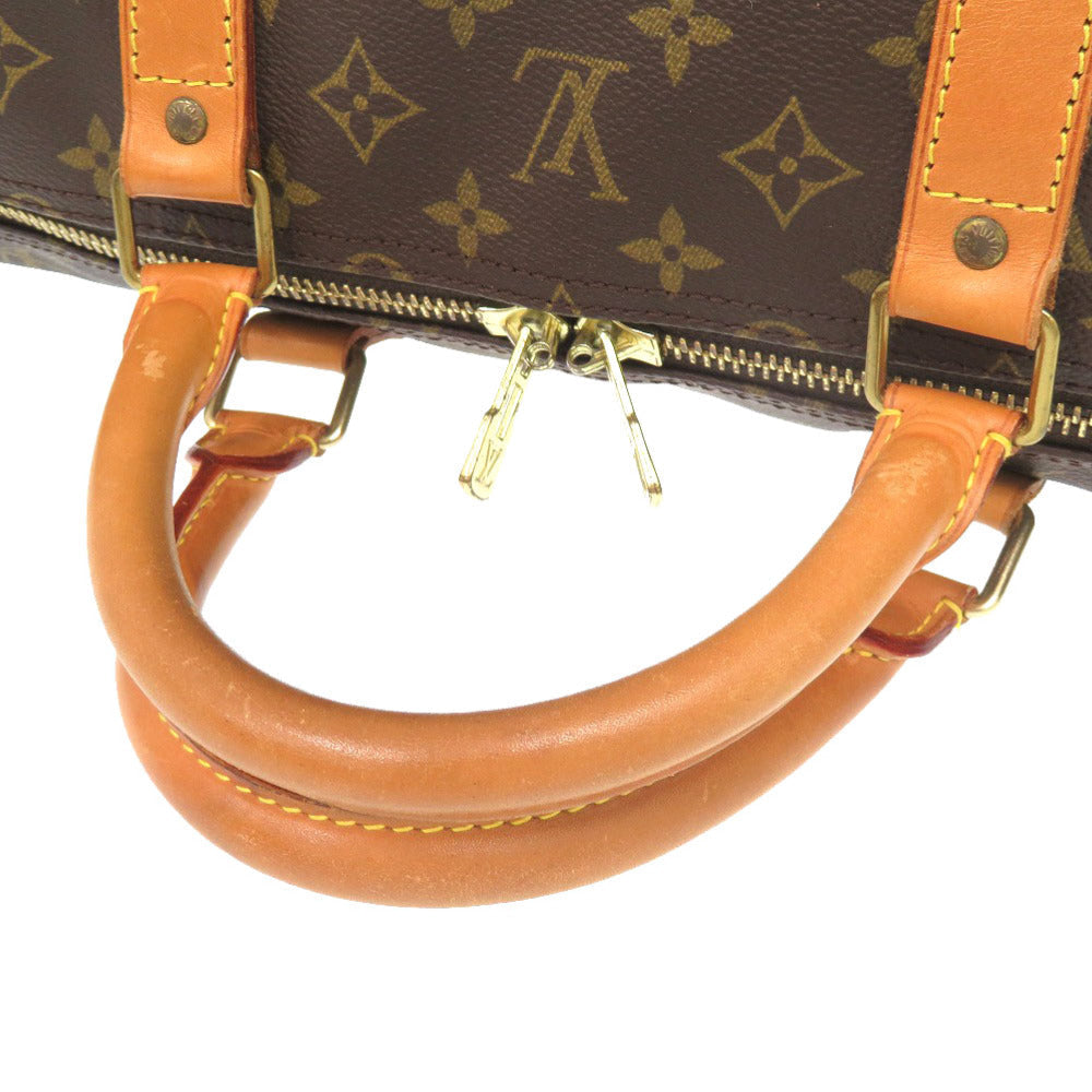 LOUIS VUITTON Boston Duffel bag M41412 Monogram canvas Brown Monogram Keepall bandouliere60