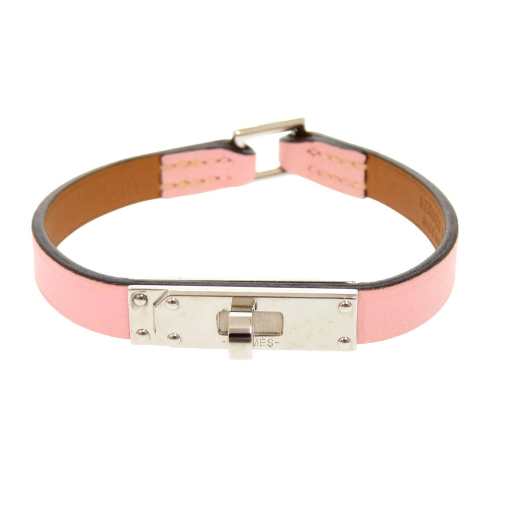 HERMES bracelet Vaux Swift Rose cherry Micro kelly Women Used