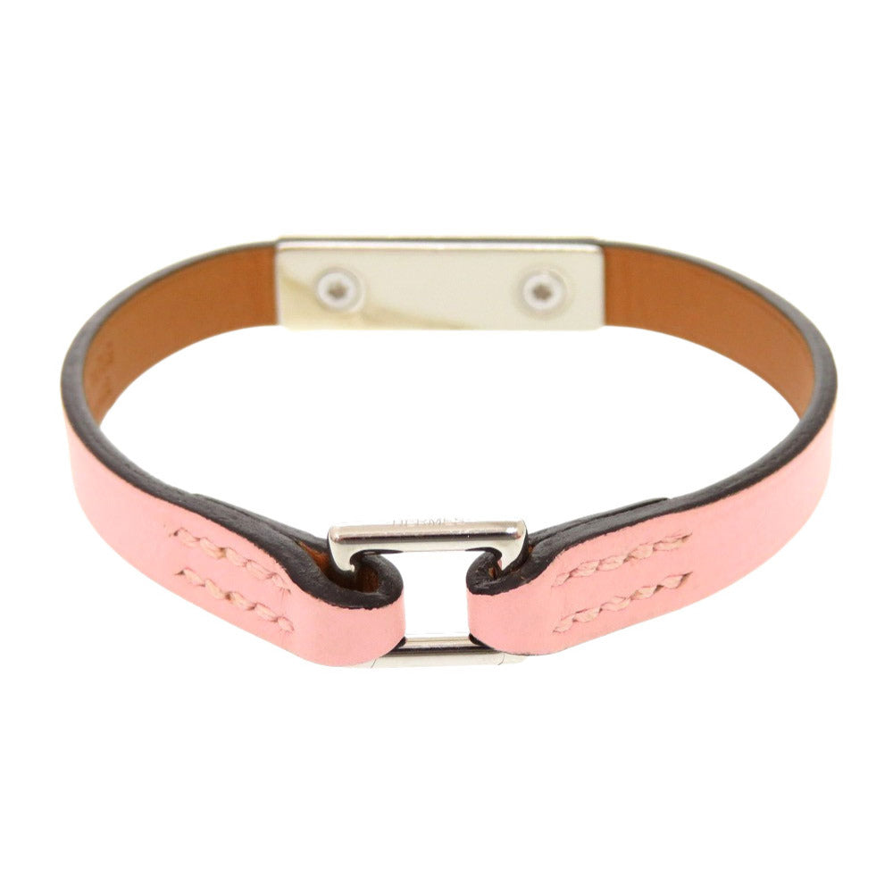 HERMES bracelet Vaux Swift Rose cherry Micro kelly Women Used