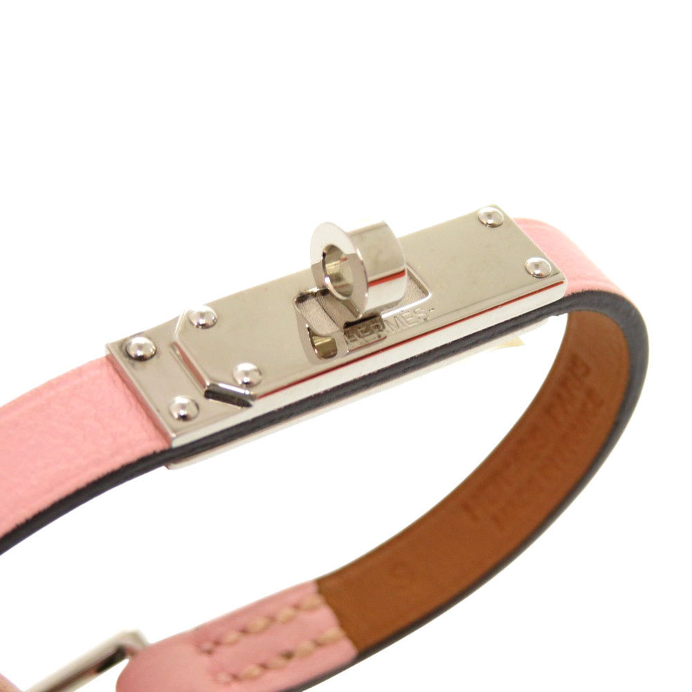HERMES bracelet Vaux Swift Rose cherry Micro kelly Women Used