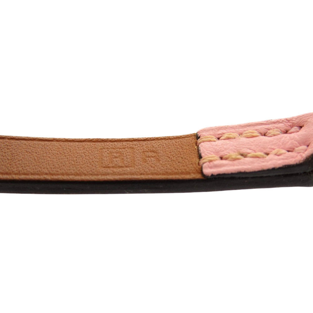 HERMES bracelet Vaux Swift Rose cherry Micro kelly Women Used