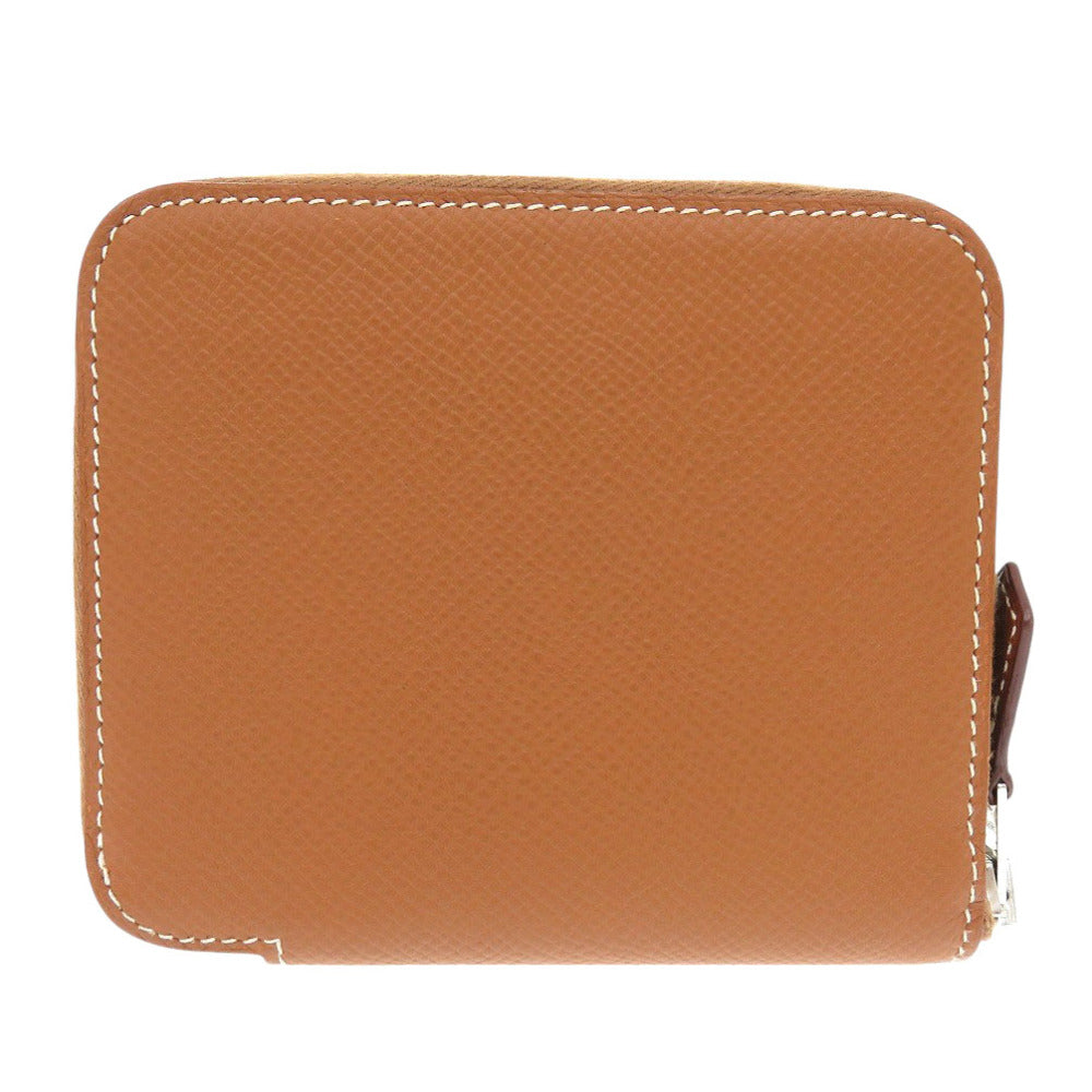 HERMES Coin case Epsom gold Azap silk in compact