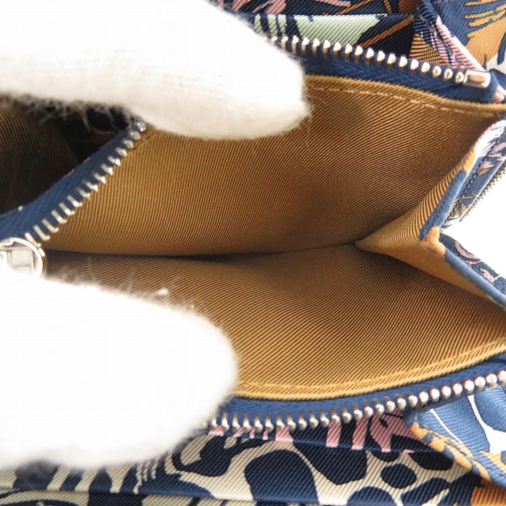 HERMES Coin case Evercolor gold Azap silk in compact