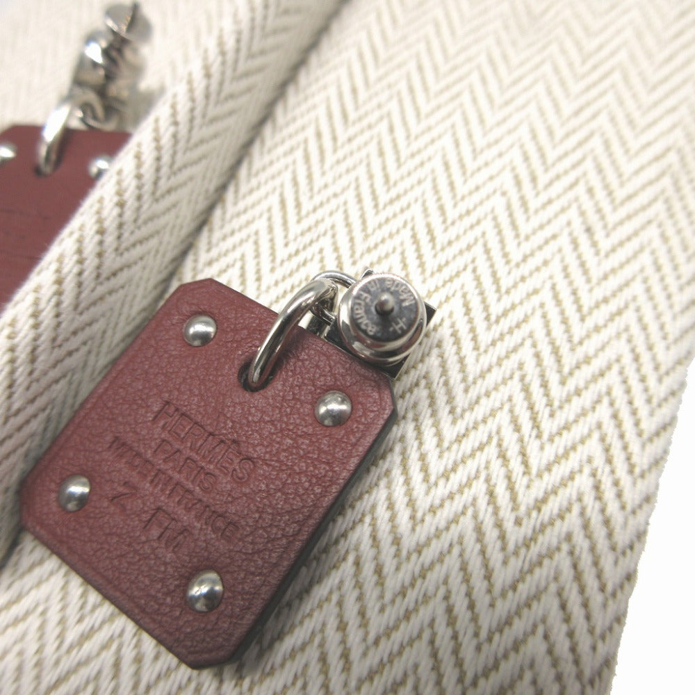 HERMES Pierce Leather, Metal Brown Asdukour