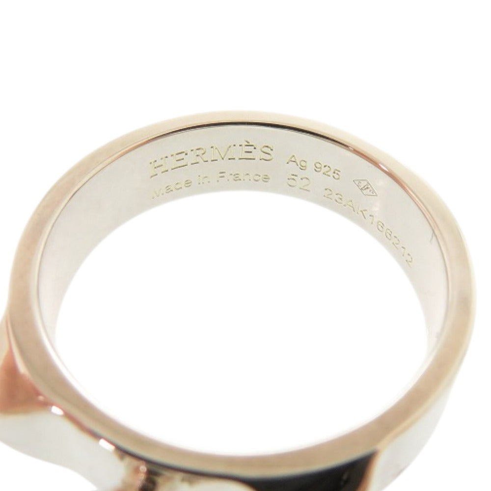 HERMES Ring H115607B Silver925 Silver Collier de Chien PM 52