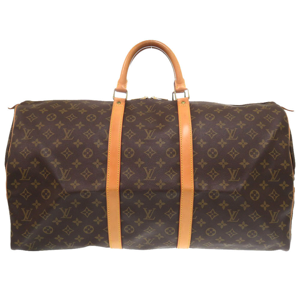 LOUIS VUITTON Boston Duffel bag M41424 Monogram canvas Brown Monogram Keepall 55