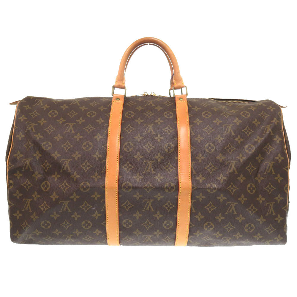 LOUIS VUITTON Boston Duffel bag M41424 Monogram canvas Brown Monogram Keepall 55
