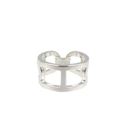 HERMES Ring Silver925 Silver Ever Chaine Dunkling 55
