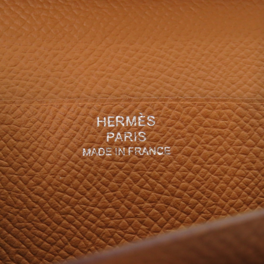 HERMES Long Wallet Purse Epsom gold Beansufla