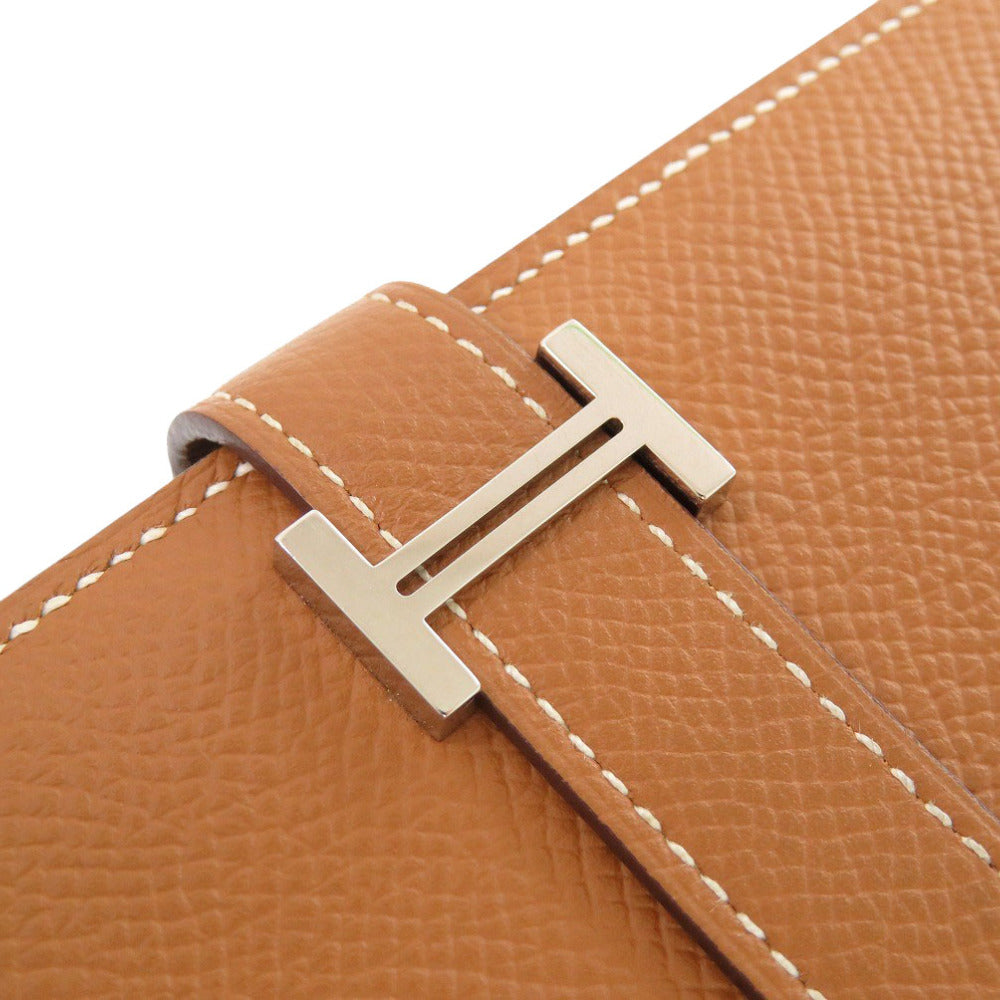 HERMES Long Wallet Purse Epsom gold Beansufla