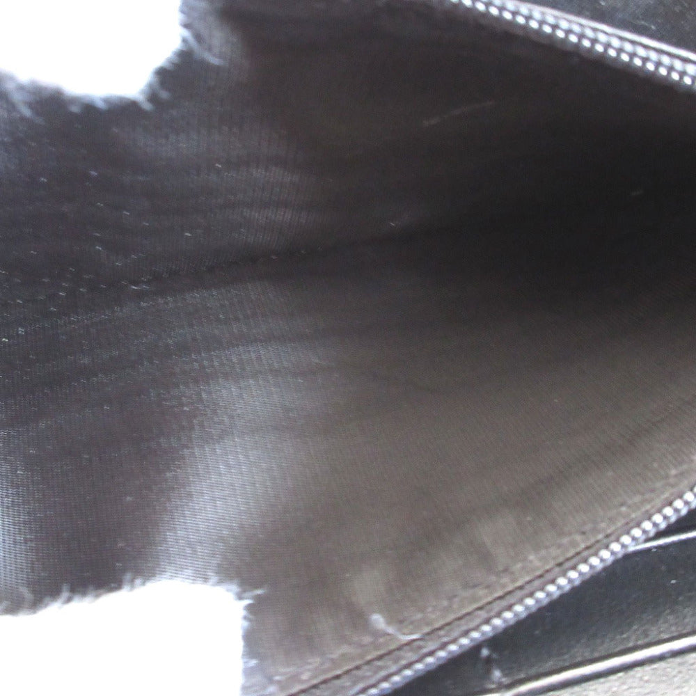 GUCCI Long Wallet Purse 625558 GG canvas black Double G