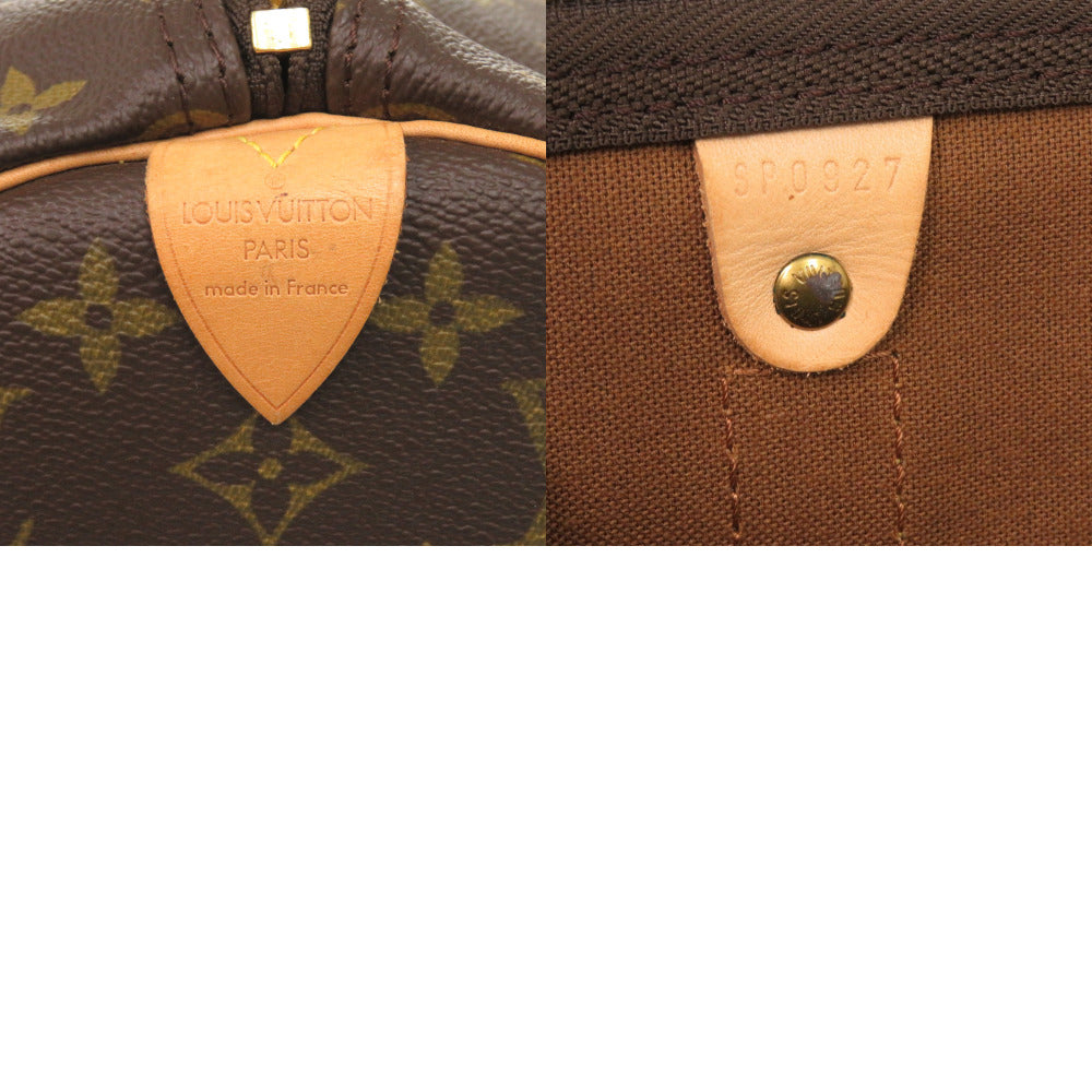 LOUIS VUITTON Boston Duffel bag M41428 Monogram canvas Brown Monogram Keepall 45 mens Used