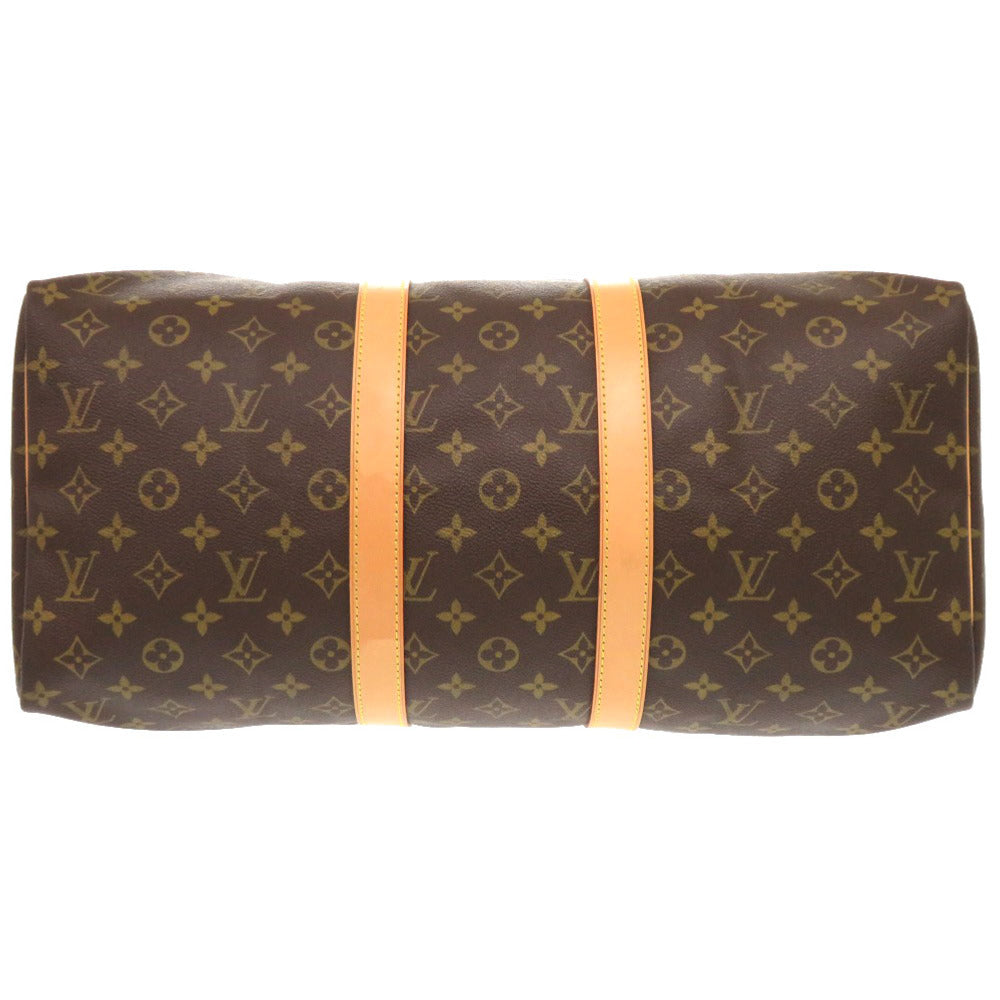 LOUIS VUITTON Boston Duffel bag M41428 Monogram canvas Brown Monogram Keepall 45 mens Used