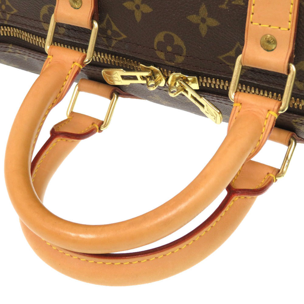 LOUIS VUITTON Boston Duffel bag M41428 Monogram canvas Brown Monogram Keepall 45 mens Used
