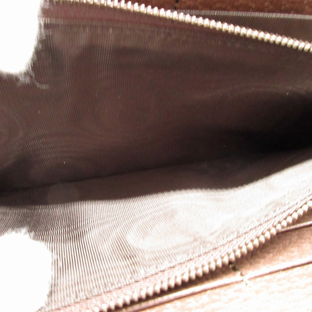 GUCCI Long Wallet Purse 658634 GG Supreme, Leather beige Diana