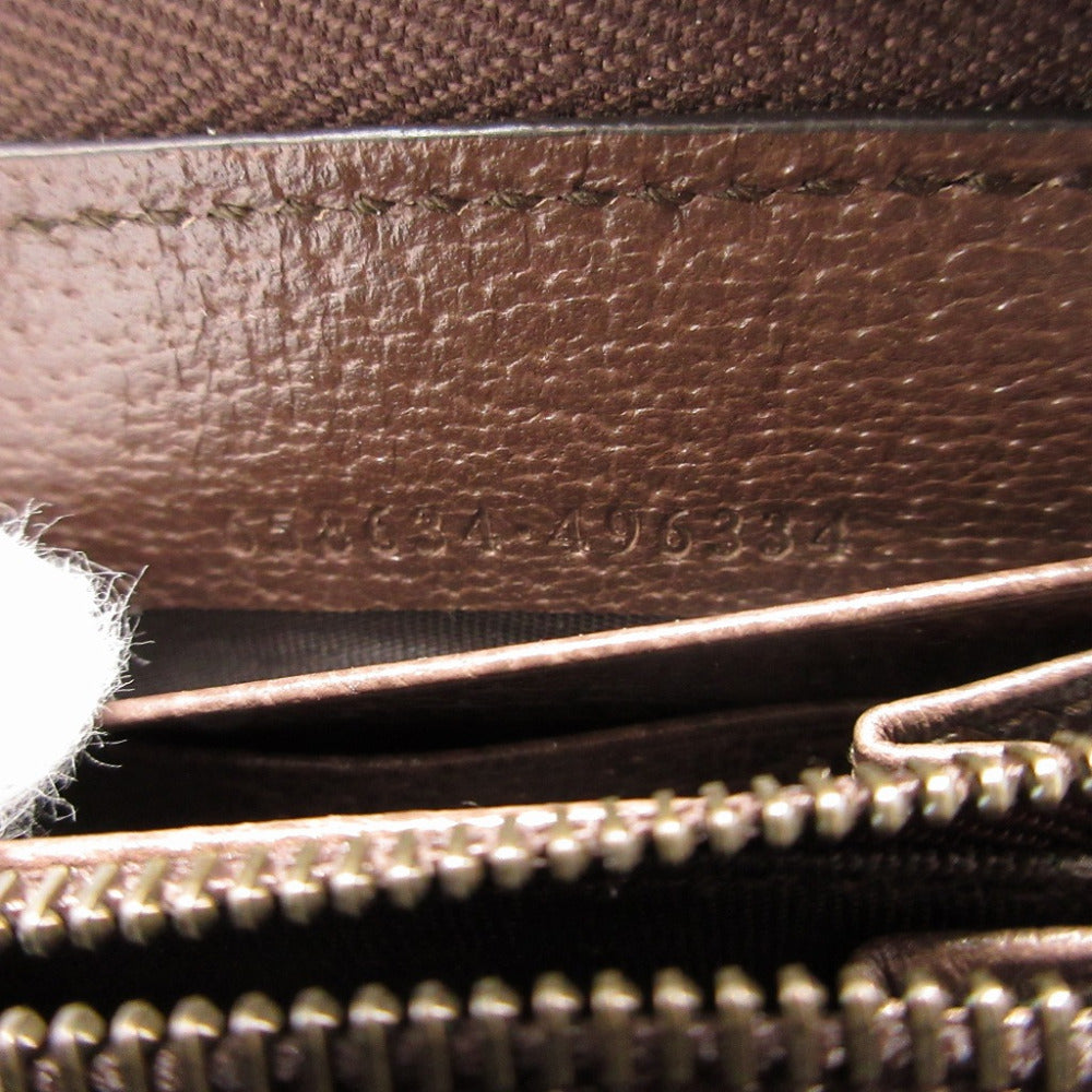 GUCCI Long Wallet Purse 658634 GG Supreme, Leather beige Diana