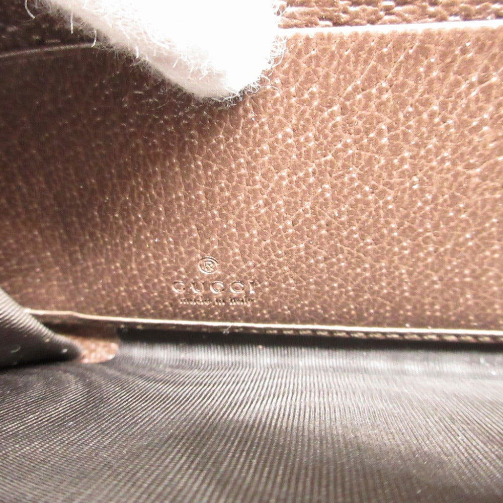 GUCCI Long Wallet Purse 658634 GG Supreme, Leather beige Diana