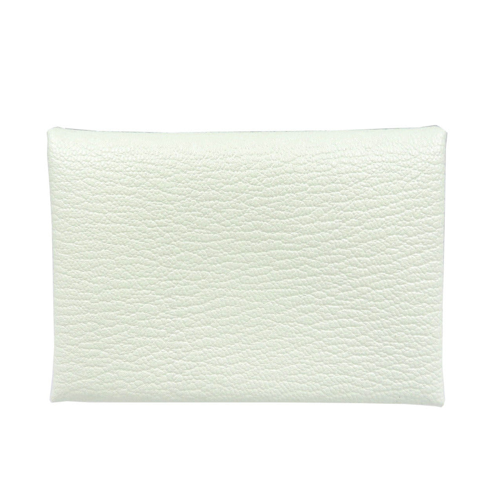 HERMES Card Case Shave Veil Fizz Calvi Duo Verso