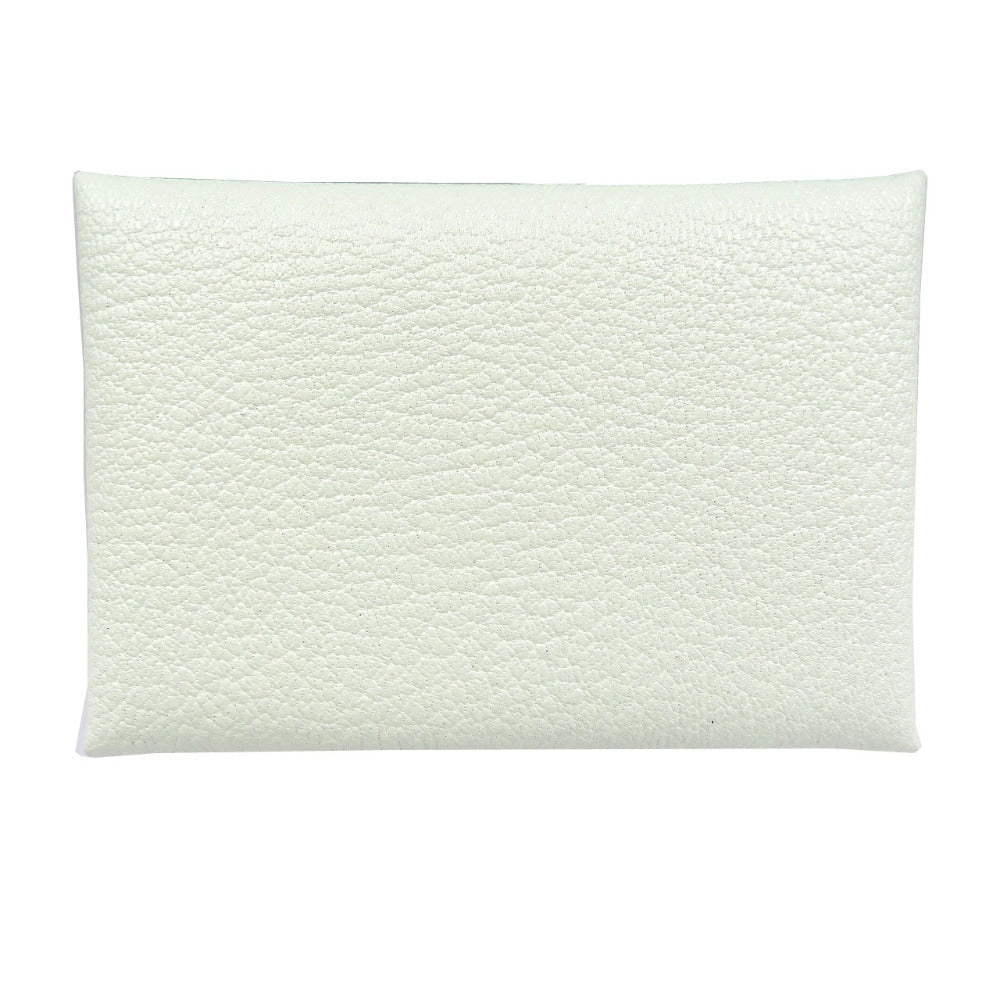 HERMES Card Case Shave Veil Fizz Calvi Duo Verso