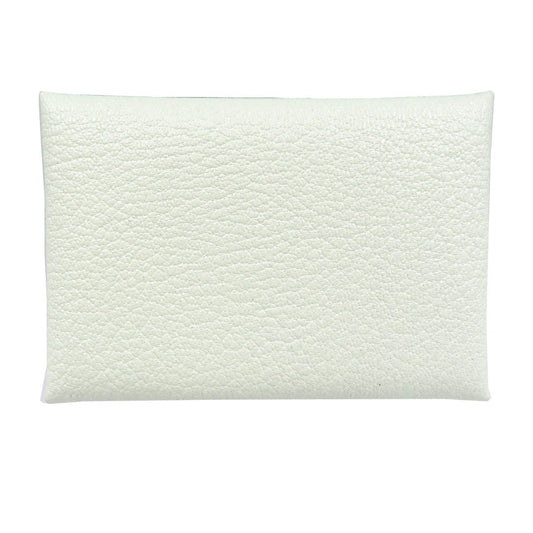 HERMES Card Case Shave Veil Fizz Calvi Duo Verso