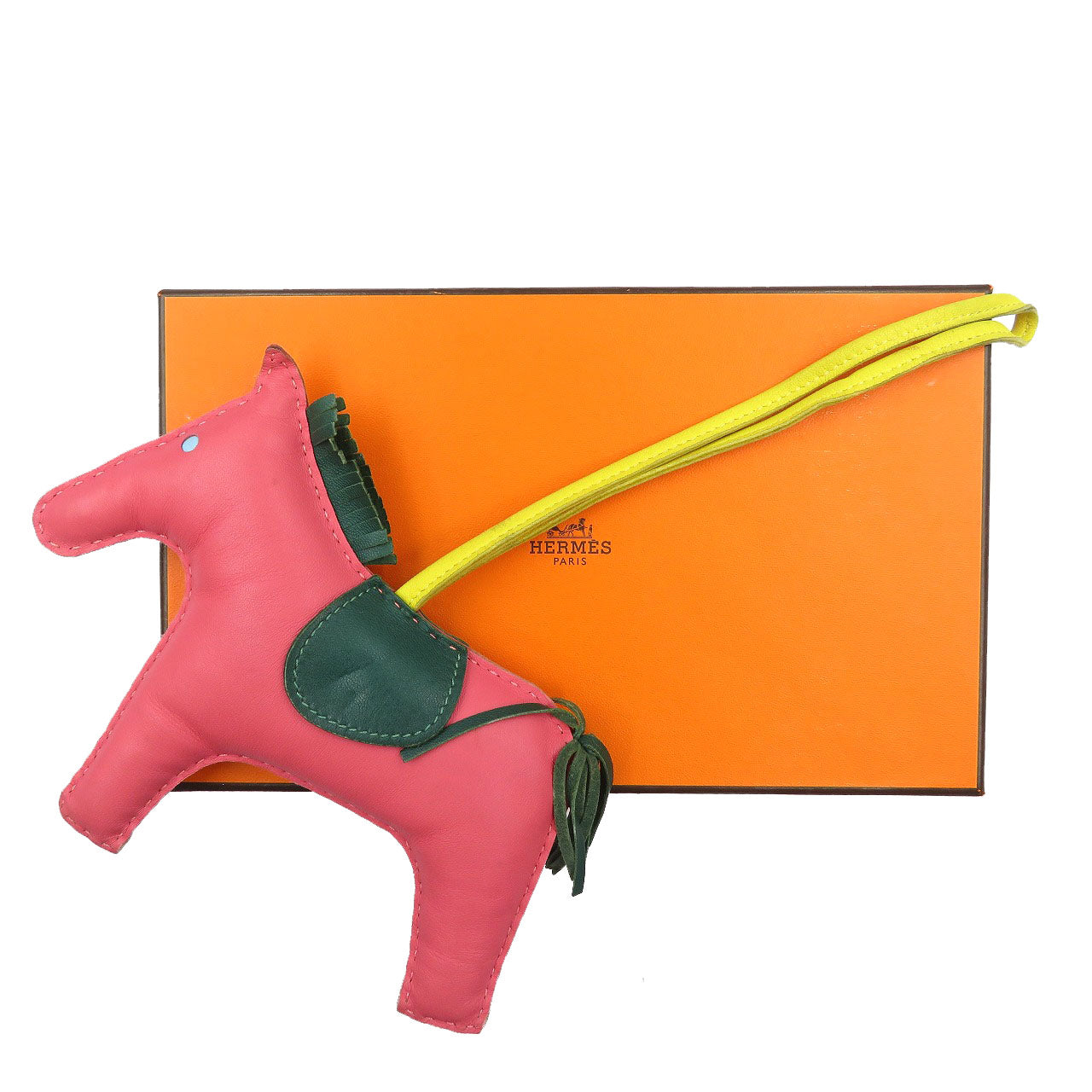 HERMES key ring Anyo Miro Rose azare Rodeo GM