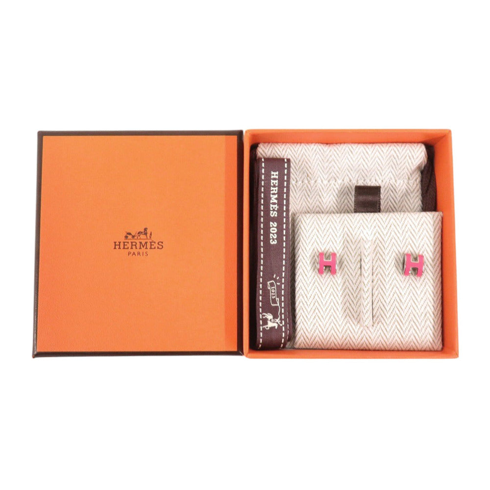 HERMES Pierce metal pink Pop ash