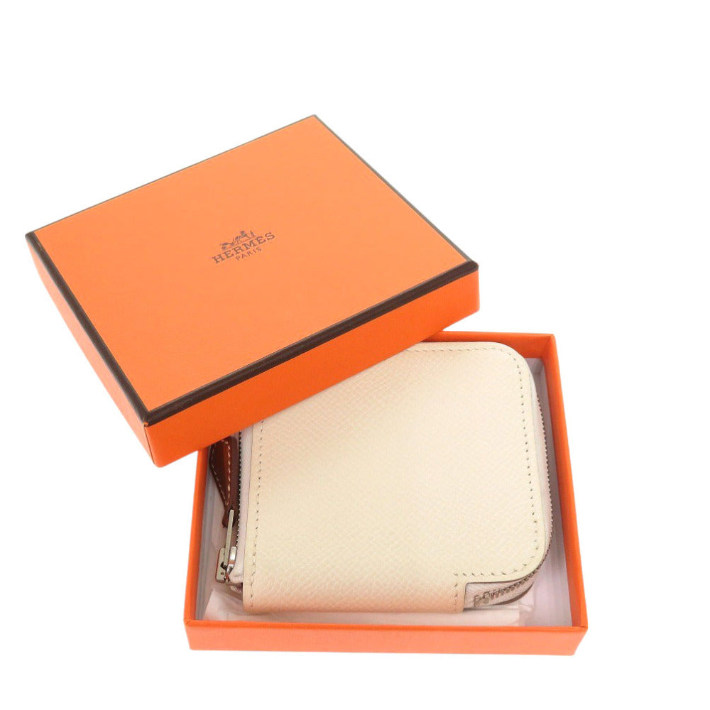 HERMES Coin case Epsom Kle Azap silk in compact