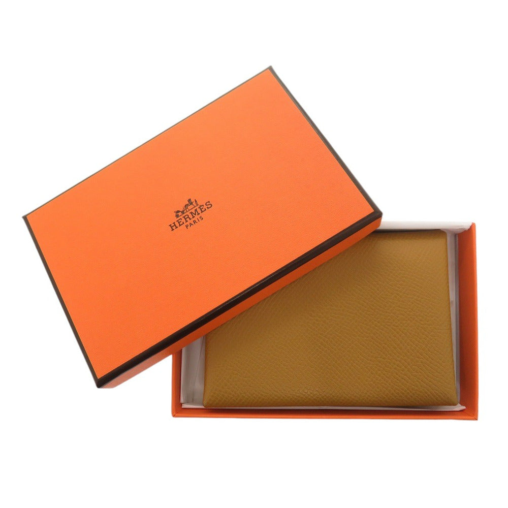 HERMES Coin case Epsom Sesame Calvi duo