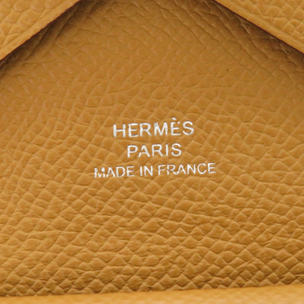 HERMES Coin case Epsom Sesame Calvi duo