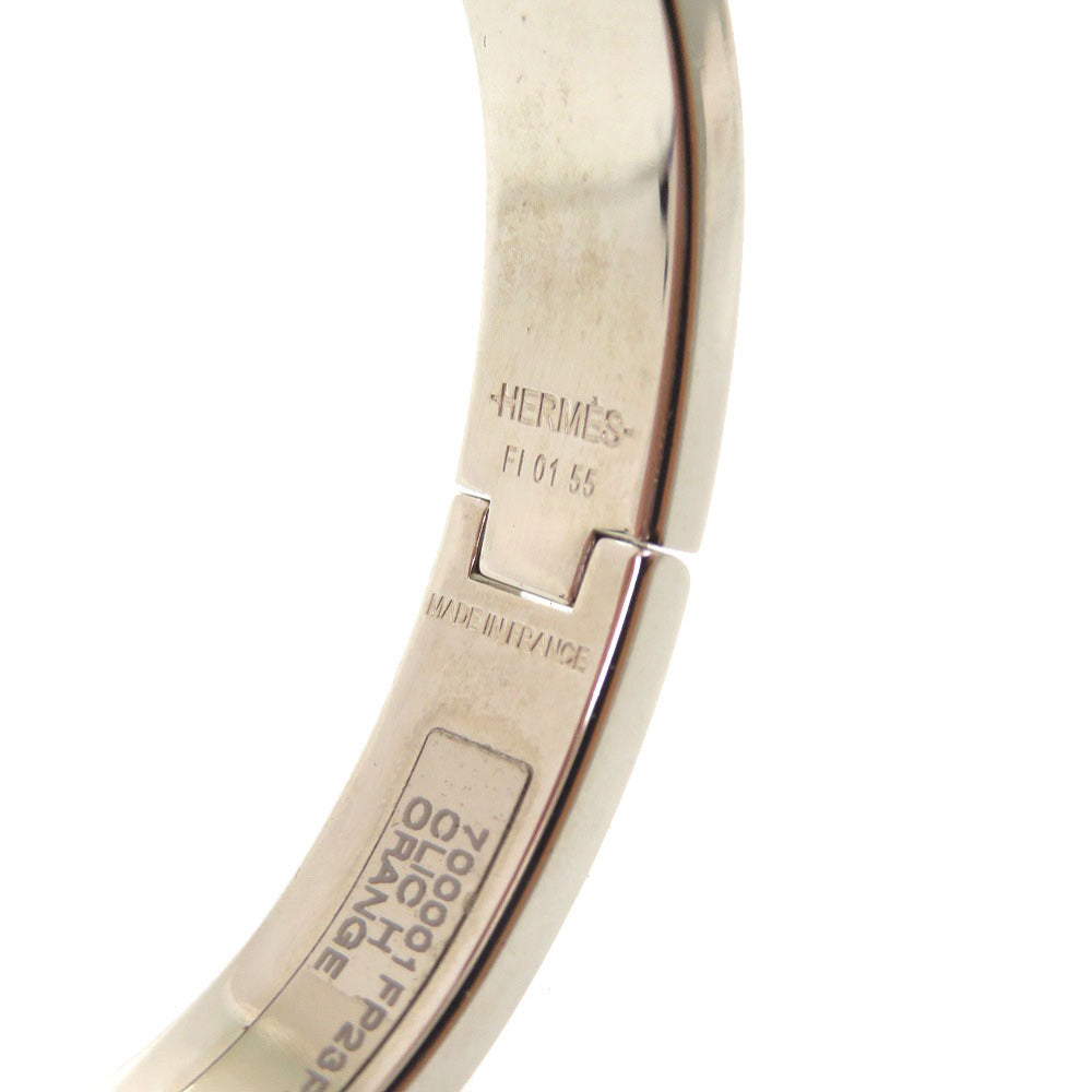 HERMES Bangle metal Orange Click crack PM Women Used