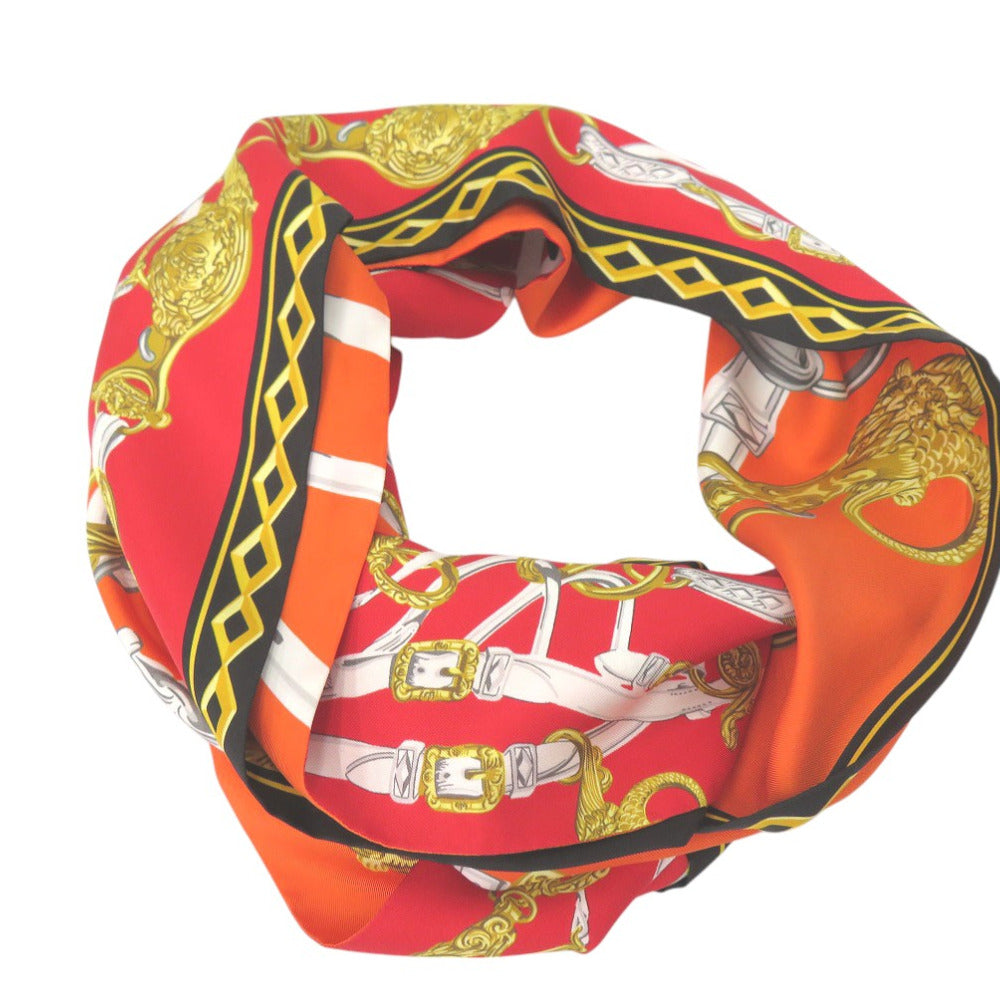HERMES scarf silk multicolor Brides de Gala