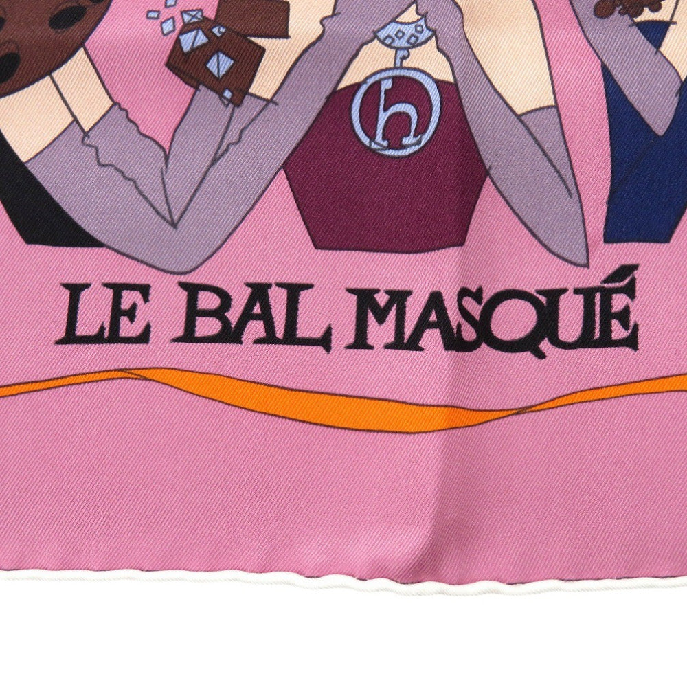 HERMES scarf silk multicolor Carre70 LE BAL MASQUE Masked Ball