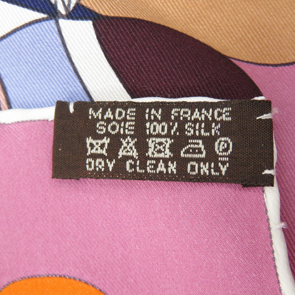 HERMES scarf silk multicolor Carre70 LE BAL MASQUE Masked Ball