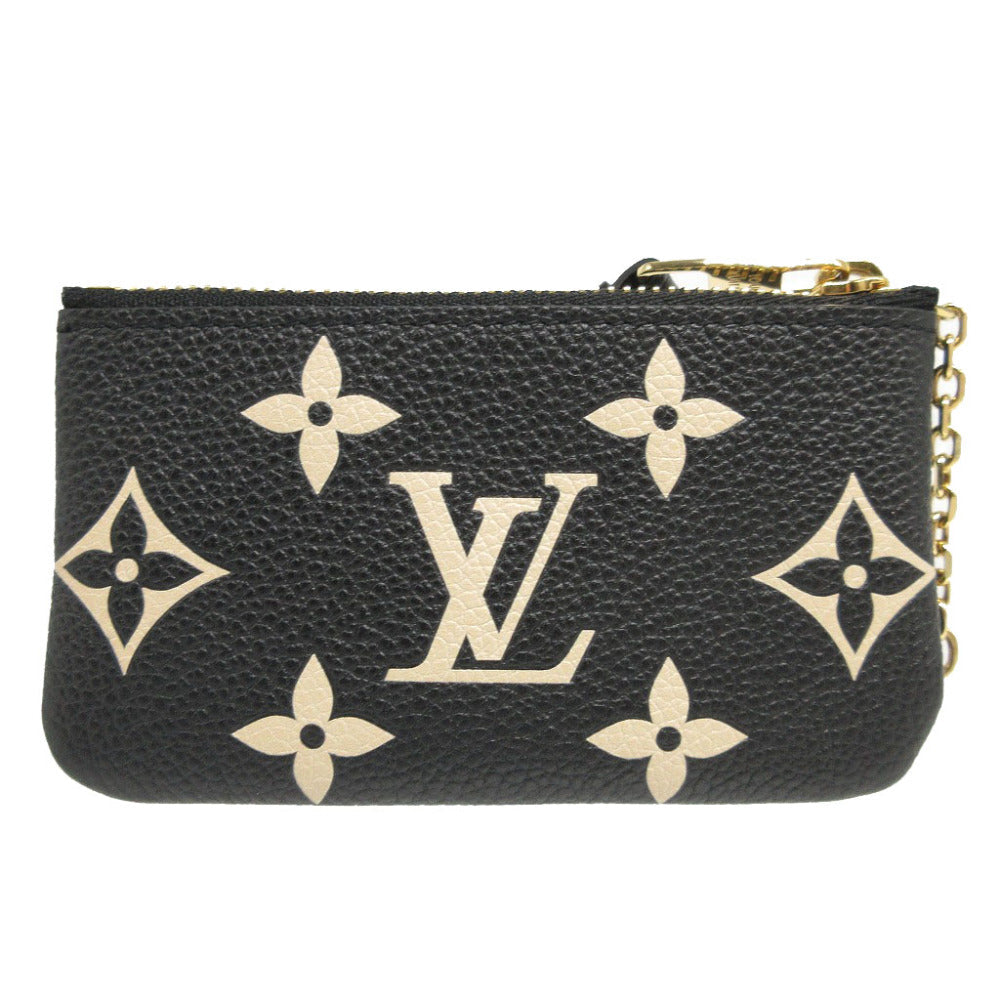 LOUIS VUITTON Coin case M80885 Monogram Ann Platt Noir Monogram Unplant Pochette Cre