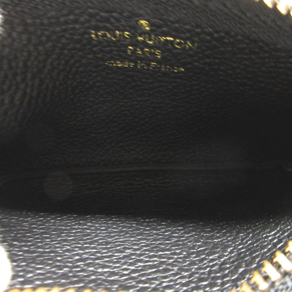 LOUIS VUITTON Coin case M80885 Monogram Ann Platt Noir Monogram Unplant Pochette Cre