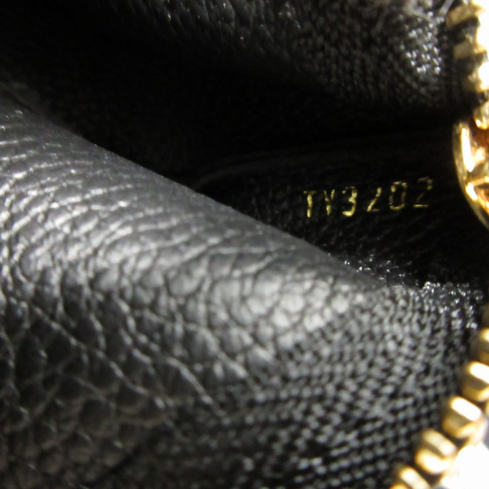 LOUIS VUITTON Coin case M80885 Monogram Ann Platt Noir Monogram Unplant Pochette Cre