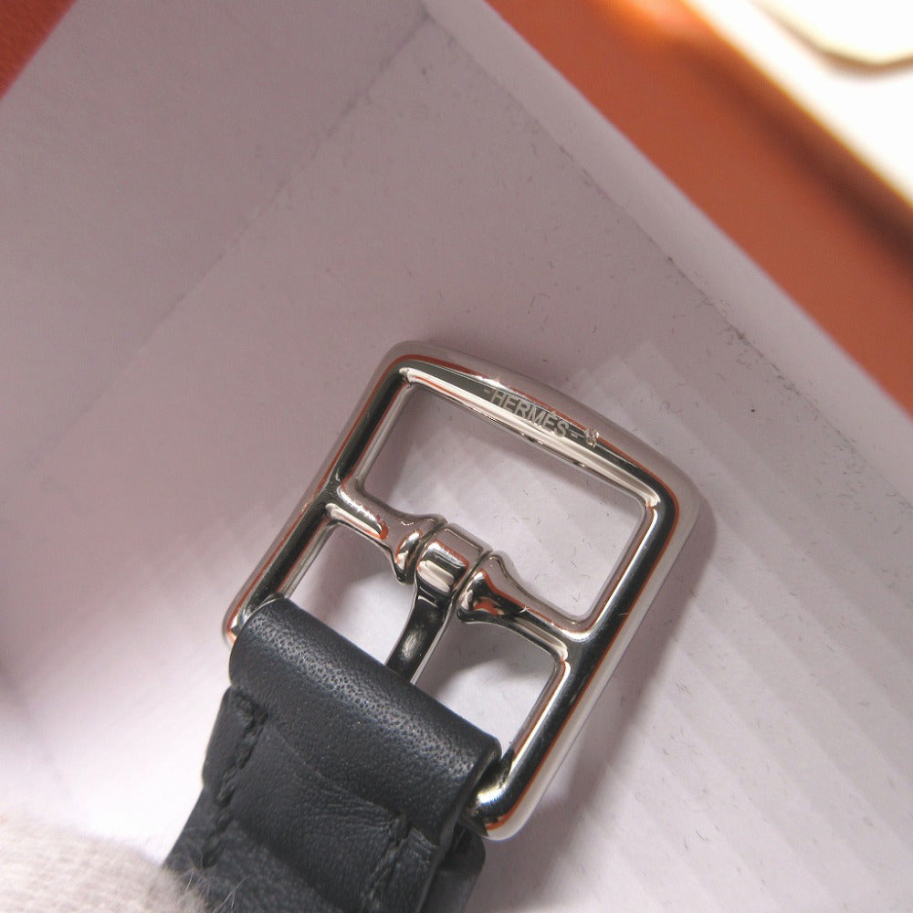 HERMES bracelet Vaux Swift Navy Etrivière Babour