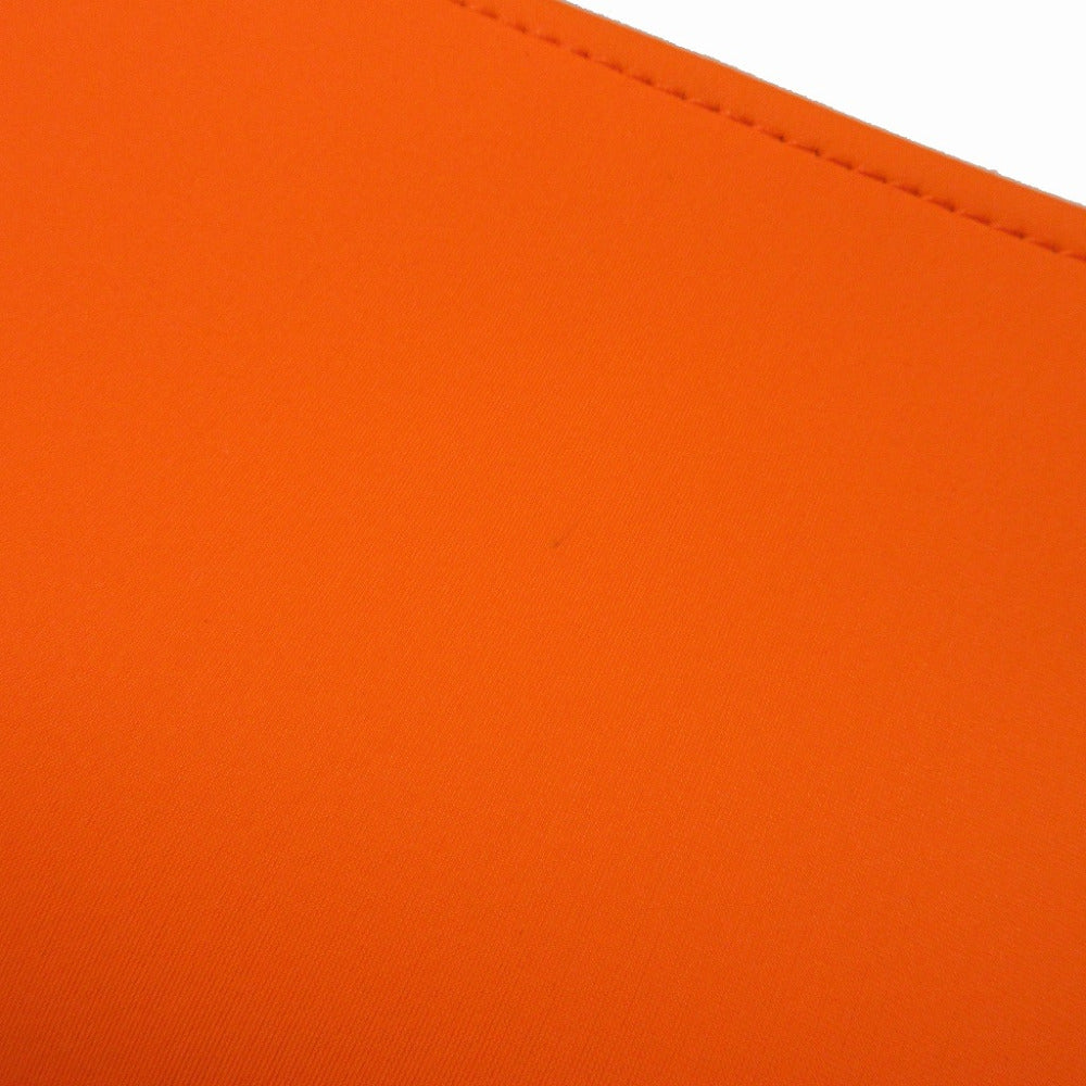 HERMES Pouch Nylon Orange Neovan GM