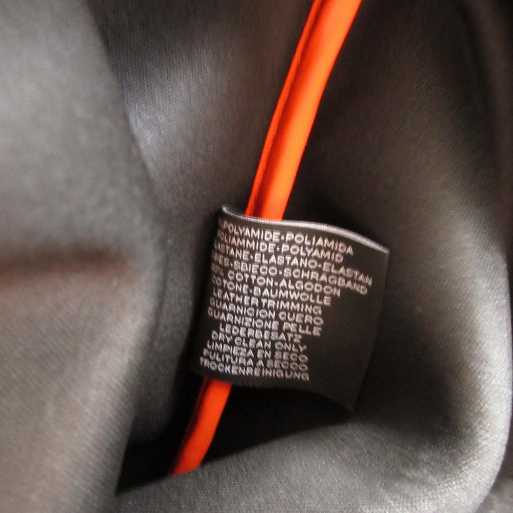 HERMES Pouch Nylon Orange Neovan GM