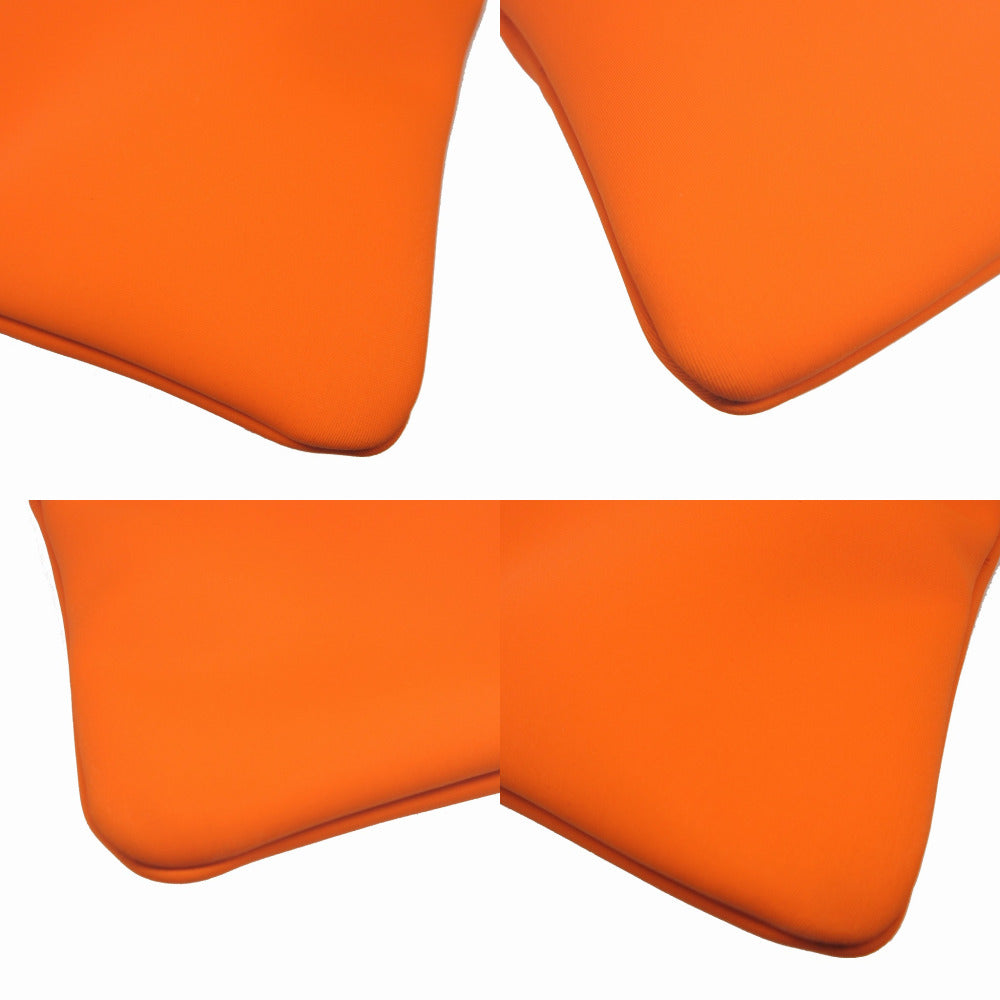 HERMES Pouch Nylon Orange Neovan GM