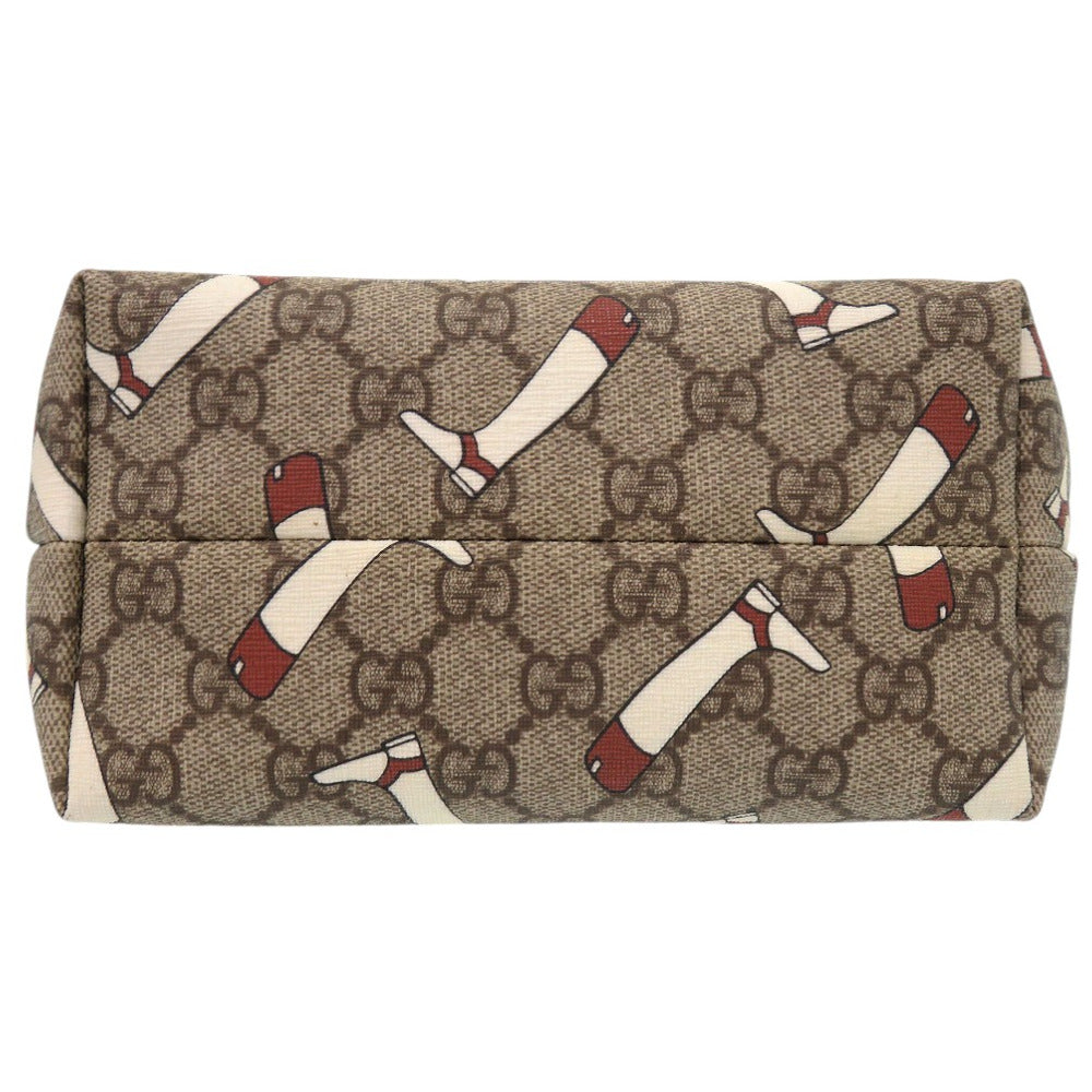 GUCCI Tote Bag GG Supreme Brown