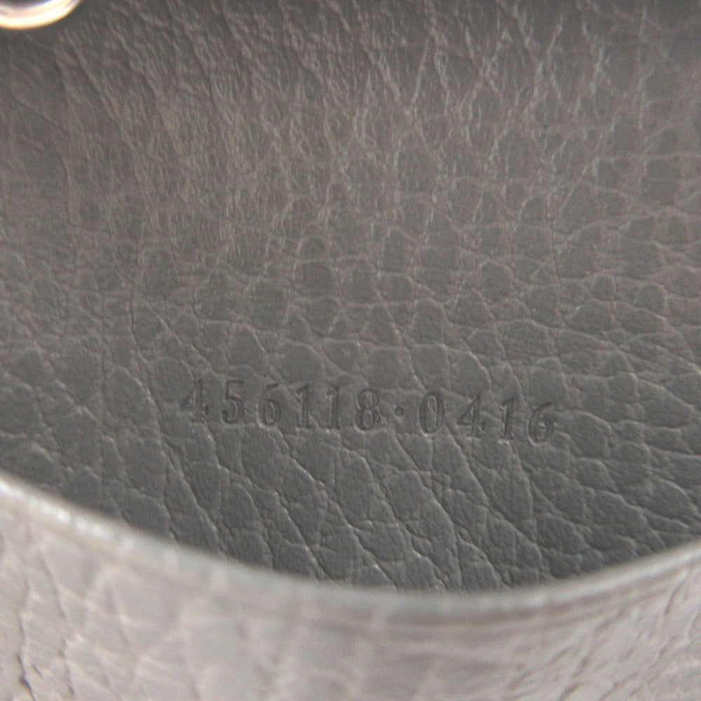 GUCCI Key case Key holder  456118 leather gray GG Marmont