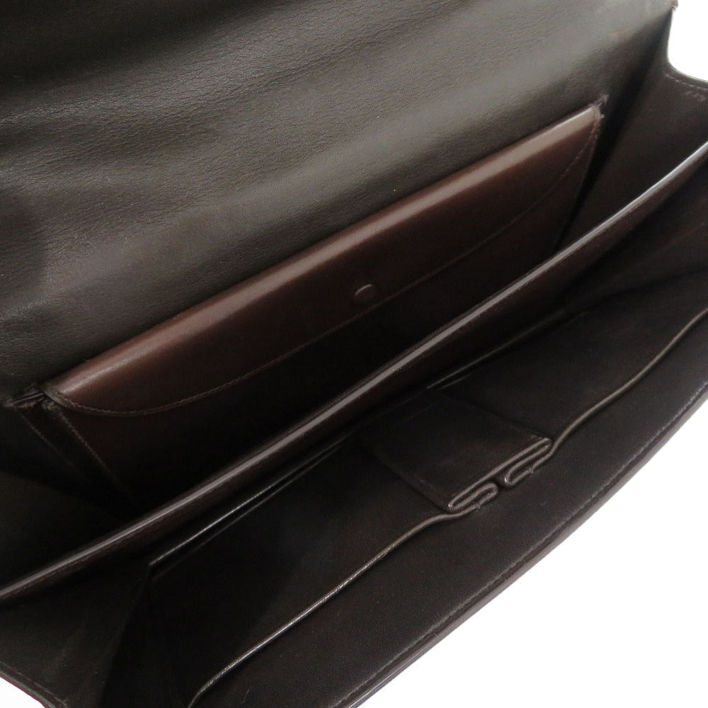 HERMES Handbag Box scarf Brown Escal